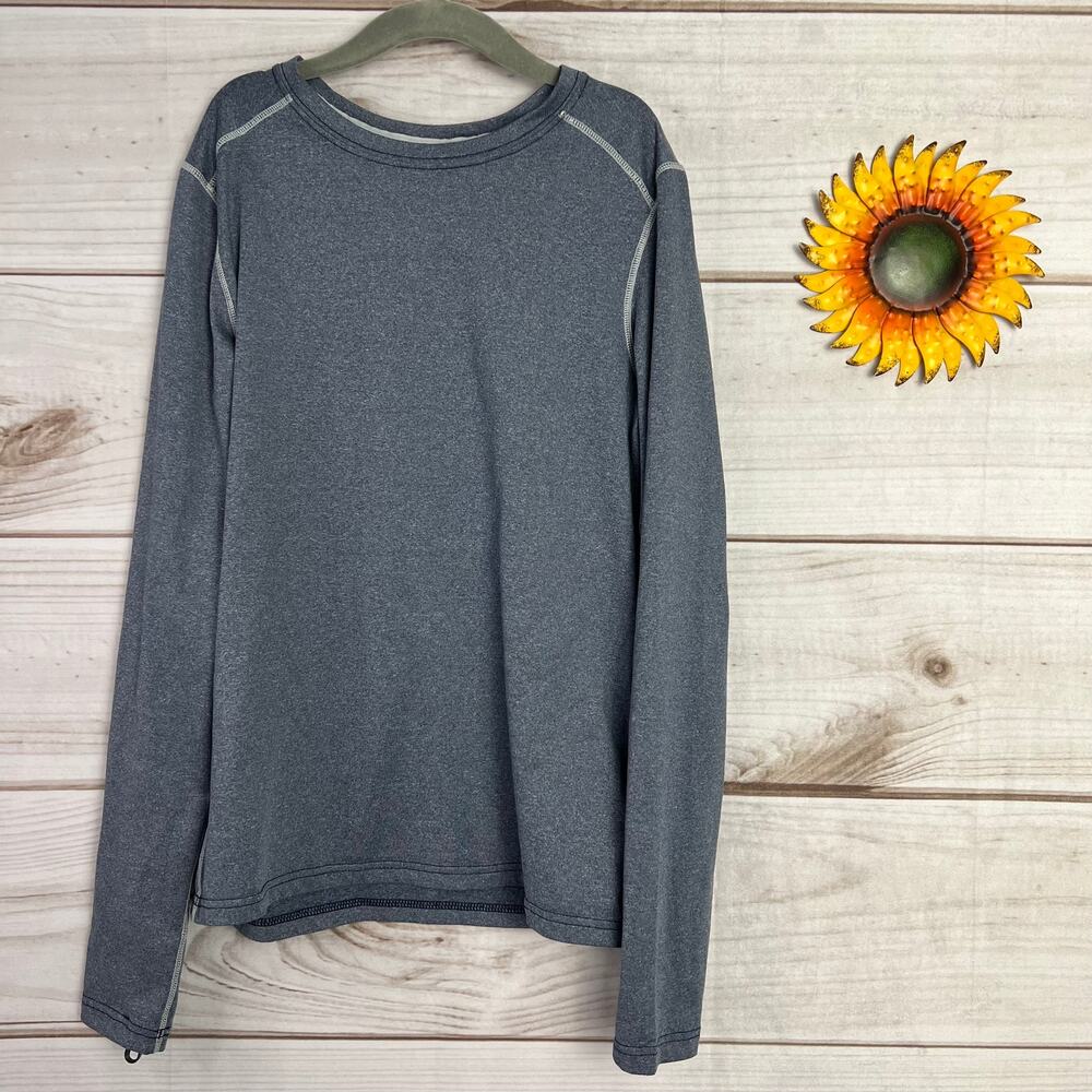 Patagonia Capilene Baselayer Long Sleeve Shirt Gray Mens XL